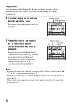 Предварительный просмотр 50 страницы Sony Alpha DSLR-A850 Instruction Manual