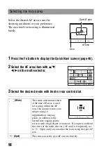 Предварительный просмотр 58 страницы Sony Alpha DSLR-A850 Instruction Manual