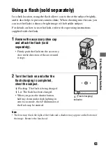 Предварительный просмотр 63 страницы Sony Alpha DSLR-A850 Instruction Manual