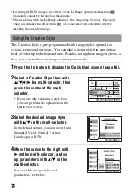 Предварительный просмотр 78 страницы Sony Alpha DSLR-A850 Instruction Manual