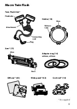 Предварительный просмотр 9 страницы Sony Alpha HVL-MT24AM Operating Instructions Manual