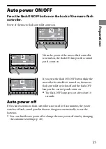 Предварительный просмотр 21 страницы Sony Alpha HVL-MT24AM Operating Instructions Manual