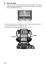 Предварительный просмотр 24 страницы Sony Alpha HVL-MT24AM Operating Instructions Manual