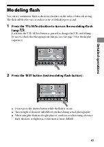 Предварительный просмотр 41 страницы Sony Alpha HVL-MT24AM Operating Instructions Manual