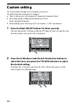 Предварительный просмотр 48 страницы Sony Alpha HVL-MT24AM Operating Instructions Manual