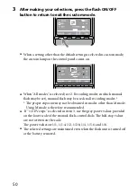 Предварительный просмотр 50 страницы Sony Alpha HVL-MT24AM Operating Instructions Manual