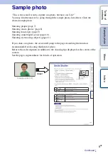 Предварительный просмотр 6 страницы Sony alpha ILCE-3000 Handbook