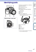 Предварительный просмотр 12 страницы Sony alpha ILCE-3000 Handbook