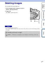 Предварительный просмотр 31 страницы Sony alpha ILCE-3000 Handbook