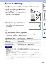 Предварительный просмотр 32 страницы Sony alpha ILCE-3000 Handbook