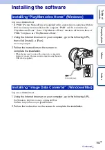 Предварительный просмотр 162 страницы Sony alpha ILCE-3000 Handbook