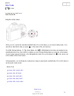 Preview for 115 page of Sony Alpha ILCE-7 Help Manual