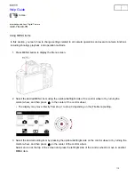 Preview for 116 page of Sony Alpha ILCE-7 Help Manual