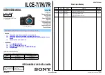 Sony Alpha ILCE-7 Service Manual preview