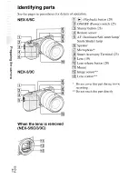 Предварительный просмотр 12 страницы Sony Alpha NEX-3 Instruction Manual