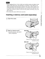 Предварительный просмотр 21 страницы Sony Alpha NEX-3 Instruction Manual