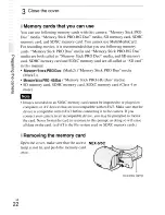 Предварительный просмотр 22 страницы Sony Alpha NEX-3 Instruction Manual