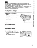 Предварительный просмотр 29 страницы Sony Alpha NEX-3 Instruction Manual