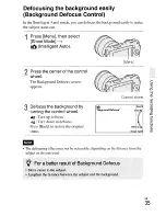 Предварительный просмотр 35 страницы Sony Alpha NEX-3 Instruction Manual