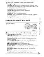 Предварительный просмотр 39 страницы Sony Alpha NEX-3 Instruction Manual