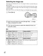 Предварительный просмотр 44 страницы Sony Alpha NEX-3 Instruction Manual