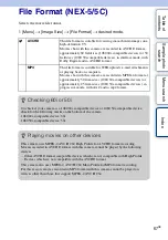 Предварительный просмотр 150 страницы Sony Alpha NEX-3 Instruction Manual