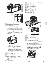 Предварительный просмотр 9 страницы Sony Alpha NEX-3NY Instruction & Operation Manual