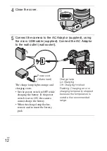 Предварительный просмотр 12 страницы Sony Alpha NEX-3NY Instruction & Operation Manual