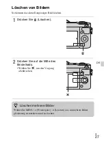 Предварительный просмотр 135 страницы Sony Alpha NEX-3NY Instruction & Operation Manual