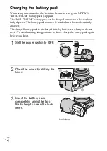 Предварительный просмотр 14 страницы Sony Alpha NEX-5R Instruction Manual