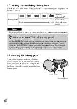 Предварительный просмотр 18 страницы Sony Alpha NEX-5R Instruction Manual