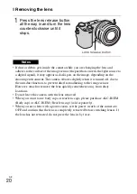 Предварительный просмотр 20 страницы Sony Alpha NEX-5R Instruction Manual