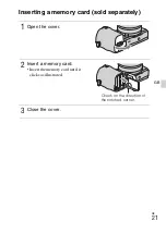 Предварительный просмотр 21 страницы Sony Alpha NEX-5R Instruction Manual