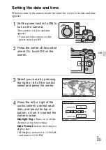 Предварительный просмотр 25 страницы Sony Alpha NEX-5R Instruction Manual