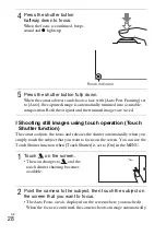 Предварительный просмотр 28 страницы Sony Alpha NEX-5R Instruction Manual