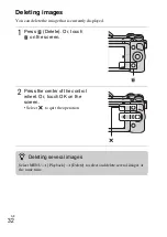 Предварительный просмотр 32 страницы Sony Alpha NEX-5R Instruction Manual