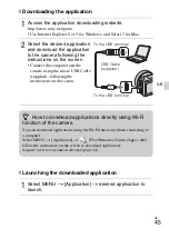 Предварительный просмотр 45 страницы Sony Alpha NEX-5R Instruction Manual