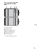 Предварительный просмотр 215 страницы Sony Alpha NEX-5R Instruction Manual