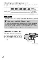 Предварительный просмотр 18 страницы Sony Alpha NEX-6 Instruction Manual