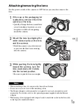 Предварительный просмотр 19 страницы Sony Alpha NEX-6 Instruction Manual