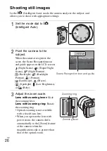 Предварительный просмотр 26 страницы Sony Alpha NEX-6 Instruction Manual