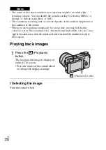 Предварительный просмотр 28 страницы Sony Alpha NEX-6 Instruction Manual