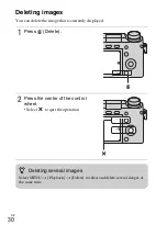 Предварительный просмотр 30 страницы Sony Alpha NEX-6 Instruction Manual