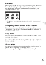 Предварительный просмотр 33 страницы Sony Alpha NEX-6 Instruction Manual