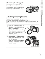 Preview for 17 page of Sony Alpha NEX-C3 Instruction Manual