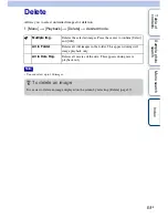 Preview for 170 page of Sony Alpha NEX-C3 Instruction Manual