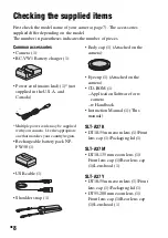 Предварительный просмотр 8 страницы Sony Alpha SLT-A37 Instruction Manual