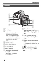 Предварительный просмотр 10 страницы Sony Alpha SLT-A37 Instruction Manual