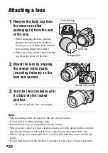 Предварительный просмотр 20 страницы Sony Alpha SLT-A37 Instruction Manual