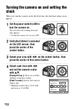 Предварительный просмотр 22 страницы Sony Alpha SLT-A37 Instruction Manual